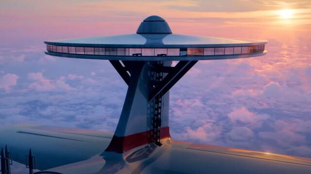 رونمایی از یک طرح بلندپروازانه برای هتل پرنده! 3 رونمایی از یک طرح بلندپروازانه برای هتل پرنده!