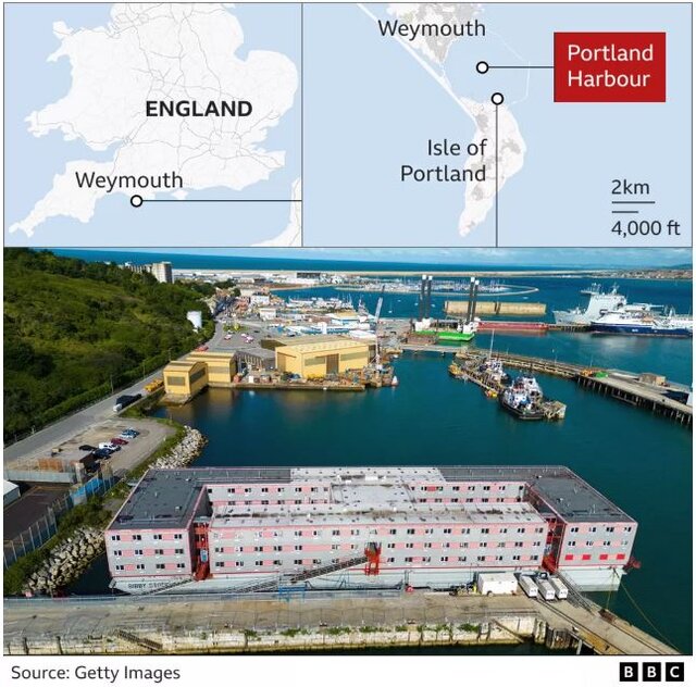 شیوع باکتری کشنده در «زندان شناور» انگلیس/ پناهجویان پس از ۴ روز تخلیه شدند 2 شیوع باکتری کشنده در «زندان شناور» انگلیس/ پناهجویان پس از ۴ روز تخلیه شدند