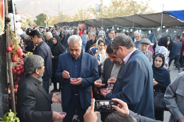 چهارمین جشنواره شکرگزاری برداشت انار روستای خورهه افتتاح شد