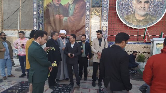 ادای احترام هنرمندان ایرانی و خارجی به سپهبد حاج قاسم سلیمانی و شهدای کرمان