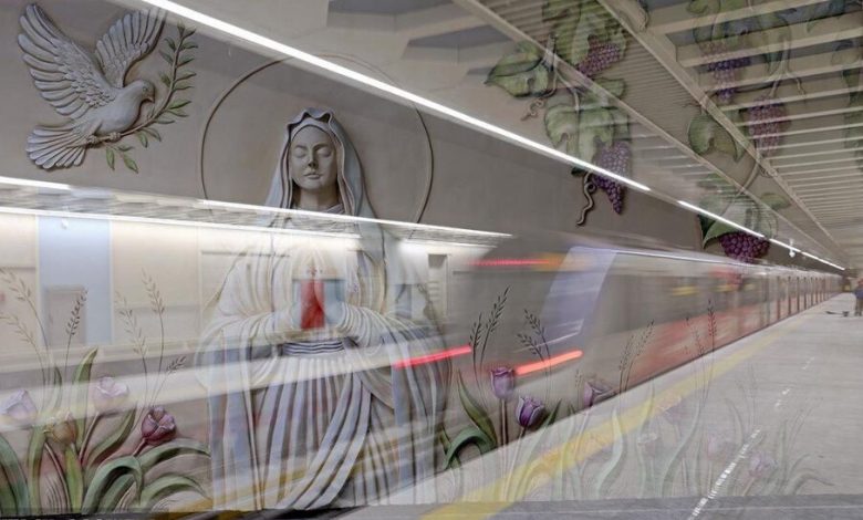 تمجید لاریجانی از نوآوری در نامگذاری ایستگاه مترو مریم مقدس (س) 1 d8aad985d8acdb8cd8af d984d8a7d8b1db8cd8acd8a7d986db8c d8a7d8b2 d986d988d8a2d988d8b1db8c d8afd8b1 d986d8a7d985daafd8b0d8a7d8b1db8c 6925846f130bd