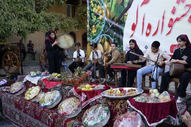 جشنواره آلو در ماسوله غرب کشور برگزار شد